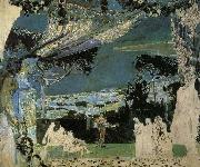 Mikhail Vrubel Italy.A.Night in Naples Spain oil painting artist